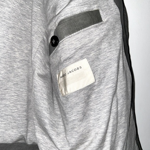 Marc Jacobs Biker/Motorcycle Leather Jacket Gray​​​​​ - Picture 7 of 9